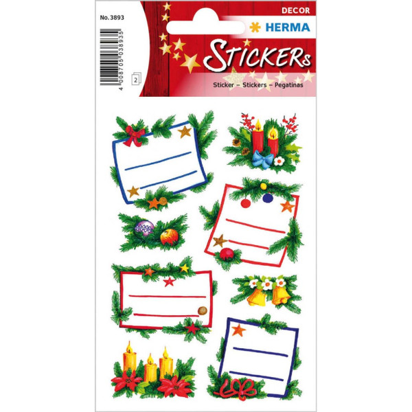 4008705707862 - Schmucketikett Decor Weihnachten Tannengestecke Pap Begl 2Bl 1Pack Geschenkaufkleber 4008705707862 10 Beutel 4008705707862 - Schmucketikett Decor Weihnachten Tannengestecke Pap Begl 2Bl 1Pack Geschenkaufkleber 4008705707862 10 Beutel