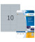 Etiketten 96x50,8mm Folie silber A4 250Et 25Bl 10Et Bl LaserCopy