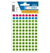 Zahlen 8mm 1-160 Papier f.sort sw 6Bl 1Pack