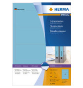 R&uuml;ckenschilder Special 4298, blau, breit/kurz, 61x192mm, selbstklebend, permanent 