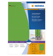 R&uuml;ckenschilder Special 4299, gr&uuml;n, breit/kurz, 61x192mm, selbstklebend, permanent 