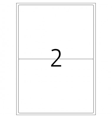 Etiketten Special 4915, weiß 143,5x199,6mm, rechteckig, 