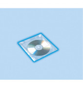 CD-DVD H&uuml;lle 129x130mm selbstklebend 10 H&uuml;llen je Packung