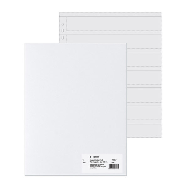 4008705077675 - 7767 Archivierung -Foto- Neg-hüllen KB 5er-Streif PP klar         100 Blatt   7767 7767 4008705077675