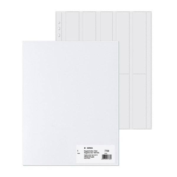 4008705077682 - 7768 Archivierung -Foto- Neg-hüllen KB 4er-Streif PP klar         100 Blatt   7768 7768 4008705077682