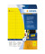 Etiketten Folie A4 45,7x21,2 gelb gelb 45,7x21,2mm 1200 St