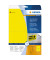 Etiketten Folie Signal-Schild gelb 105x148mm