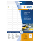 Etiketten A4 Folie wetterfest weiß 37x13mm