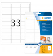 Etiketten Special 8837, weiß 63,5x25,4mm, rechteckig, 