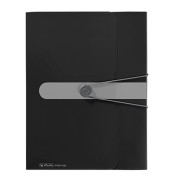 Heftbox easy orga 11206117, A4 schwarz, 4cm Füllhöhe, Polypropylen
