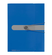 Heftbox easy orga 11206125, A4 blau, 4cm Füllhöhe, Polypropylen (PP)