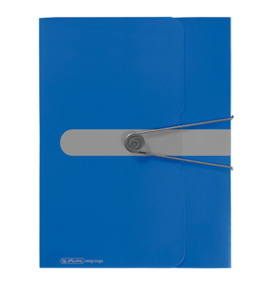 Heftbox easy orga 11206125, A4 blau, 4cm Füllhöhe, Polypropylen (PP)