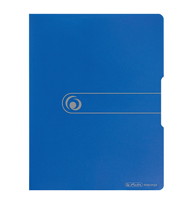 Sichtbuch easy orga to go 11207347, blau, A4, mit 20 Hüllen, Polypropylen (PP)