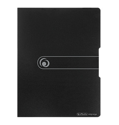 Sichtbuch easy orga to go 11207511, schwarz, A4, mit 20 Hüllen, Polypropylen (PP)