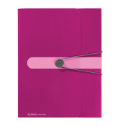 Heftbox easy orga 11216397, A4 beere, 4cm Füllhöhe, Polypropylen (PP)