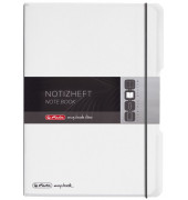 Notizbuch 11361425, Flex, transparent, A4, liniert+kariert, 80g, 80 Blatt / 160 Seiten