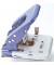 Locher-&Ouml;sger&auml;t-Kombi Punch 'n' Bind 789-0006, blau, bis 3mm 30 Blatt, mit Anschlagschiene