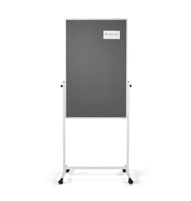 Kombistellwand Universalboard 3in1, 11112101, 75x120cm, Filz + Metall, Aluminiumrahmen