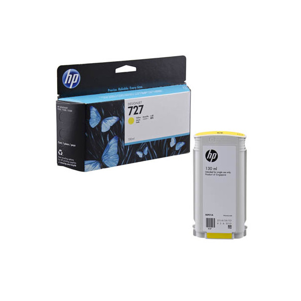 0887111963765 - Hp B3P21A Original Tintenpatrone 727 Designjet Gelb 130ml (B3P21A) - Hewlett Packard