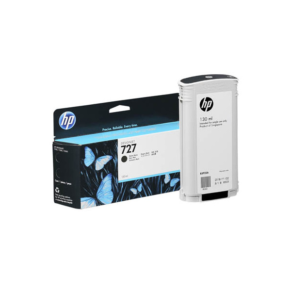 0887111963772 - Hp B3P22A Original Tintenpatrone 727 Designjet Mattschwarz 130ml (B3P23A) - Hewlett Packard