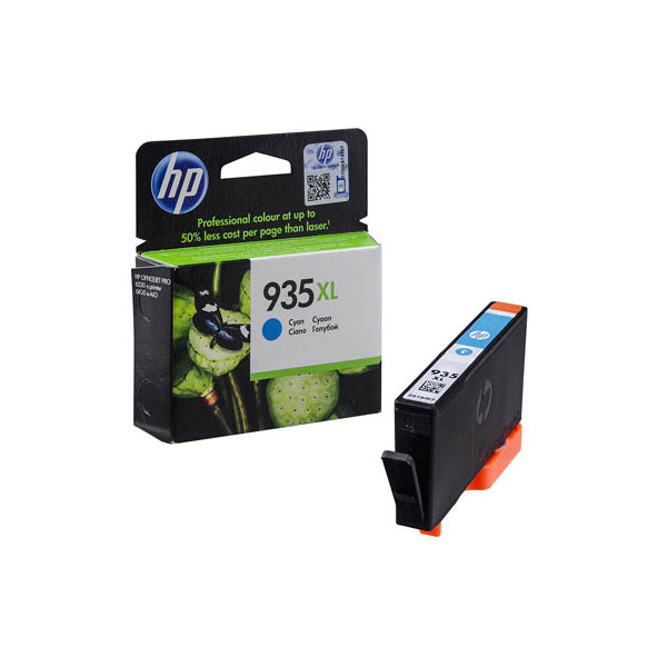 0888182034613 - Hewlett Packard 935XL High Yield Cyan Original Ink Cartridge (C2P24AEBGX)