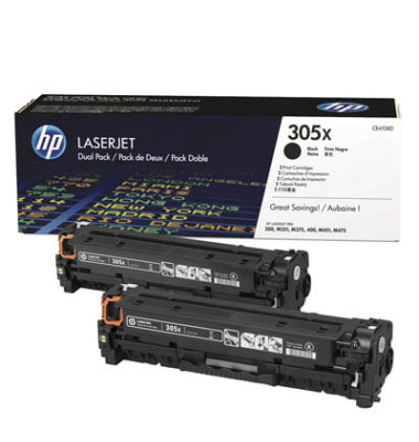 Toner 305X schwarz ca 4000 Seiten Doppelpack