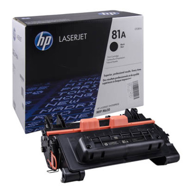 Toner 81A schwarz ca 10500 Seiten