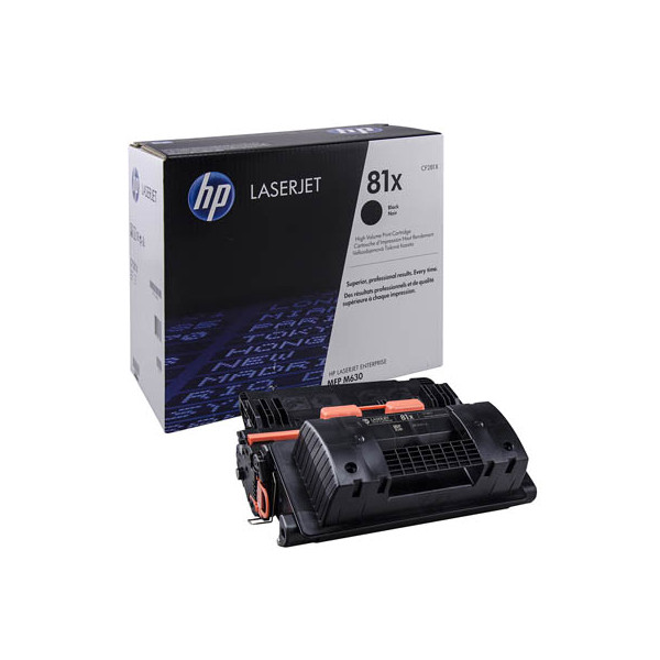 0887758147900 - Hewlett Packard CF281X   81X Original Toner Schwarz für ca 25000 Seiten (CF281X)