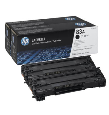 Toner CF283AD (83A), schwarz, ca. 2x 1500 Seiten