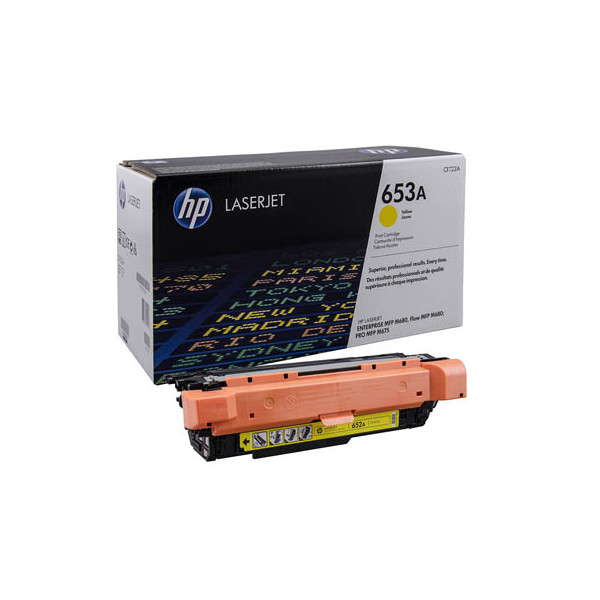 0886112501143 - Hewlett-Packard 653A - Gelb - Original - LaserJet - Tonerpatrone (CF322A) - für Color LaserJet Enterprise Flow M680z M680dn M680f (CF322A)