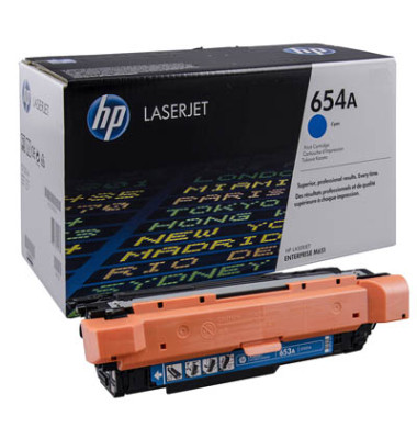 Toner 654A cyan ca 15000 Seiten
