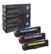 Toner 305A (CF370AM), Multipack, cyan, magenta, gelb