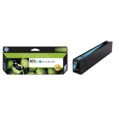 Druckerpatrone 971XL CN626AE (971XL), cyan, ca. 6600 Seiten
