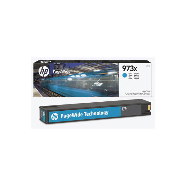 0889296544661 - Liderpapel - hp 973X High Yield Cyan Original PageWide Cartridge Druckerpatrone 1 Stück(e) Hohe (xl-) Ausbeute