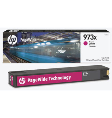 Druckerpatrone 973X F6T82AE (973X), magenta, ca. 7000 Seiten