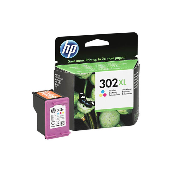 0888793803097 - Hewlett Packard Tintenpatrone Nr 302XL F6U67AE 3-farbig (ca 480 Seiten) F6U67AE