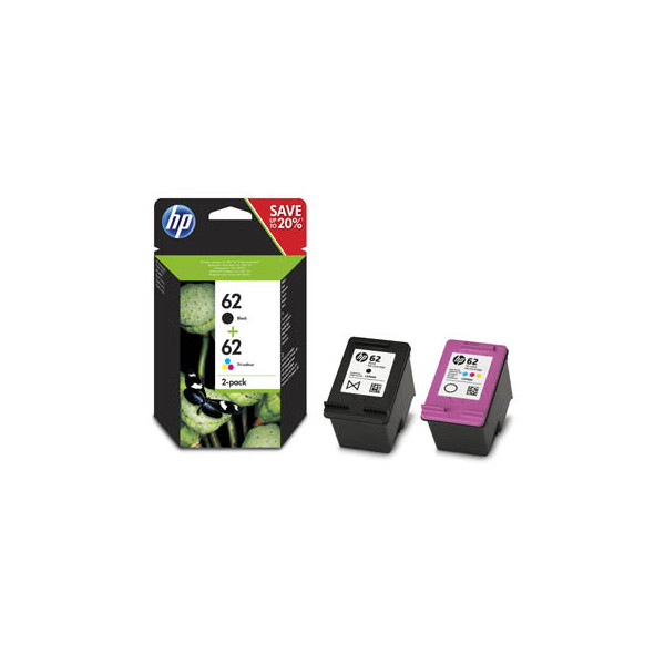0889894508881 - Druckerpatrone 62 (N9J71AE) Multipack schwarz color (cyan   magenta   gelb) 0889894508881 2 Stück