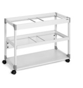 Hängemappenwagen Multi Duo 200 l.grau 897x715x432 2-bahnig