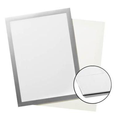 Duraframe Grip Magnetrahmen silber A4