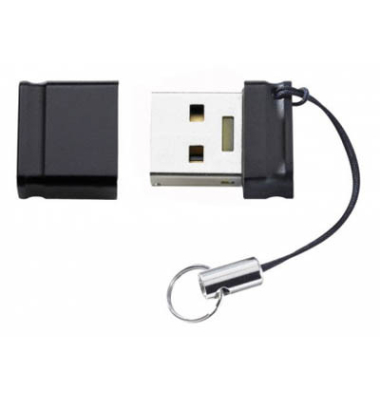 USB-Stick Slim Line 3532490, schwarz, ohne, USB 3.0, 64 GB