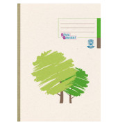 Geschäftsbuch 86-14192 grün/weiß Recycling A4 liniert 70g 96 Blatt 192 Seiten
