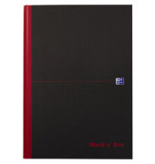 Notizbuch Black n Red 400047606 schwarz A4 liniert 90g 70 Blatt 140 Seiten mit Lesezeichenband