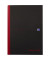 Notizbuch 400047606, Black n' Red, schwarz/rot, A4, liniert, 90g, 70 Blatt / 140 Seiten
