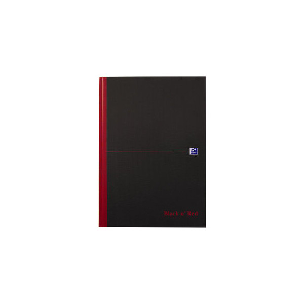 5904017027621 - Notizbuch Black n Red 400047606 schwarz A4 liniert 90g 70 Blatt 140 Seiten mit Lesezeichenband 5904017027621 Oxford