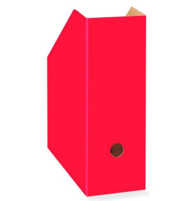Stehsammler Color 100420027, A4, rot, Karton, 105mm