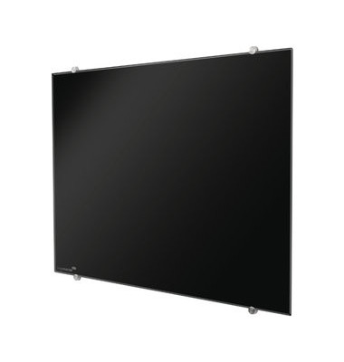 Glas-Magnetboard Colour 7-104663, 150x100cm, schwarz