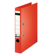 Ordner 1008 1008-00-20, A4 52mm schmal Karton vollfarbig hellrot