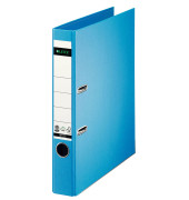 Ordner 1008 1008-00-30, A4 52mm schmal Karton vollfarbig hellblau