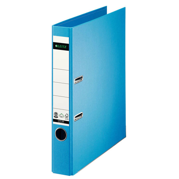 4002432102914 - AKTION LEITZ 1008 Ordner hellblau Karton 52 cm DIN A4 1 St mit Prämie nach Registrierung
