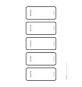 R&uuml;ckenschilder 1692-00-85, wei&szlig;, breit/kurz, 46x111mm, selbstklebend